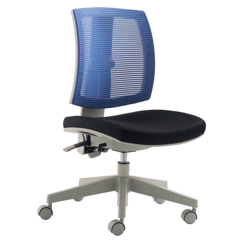 Stylife OTOČNÁ STOLIČKA PRE MLÁDEŽ, modrá, sivá, čierna