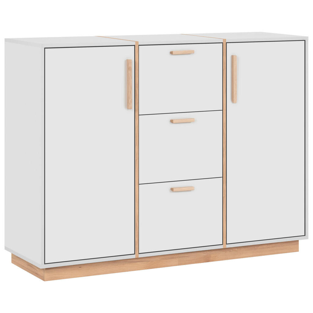 Livetastic KOMODA, sivá, 125/94/40 cm