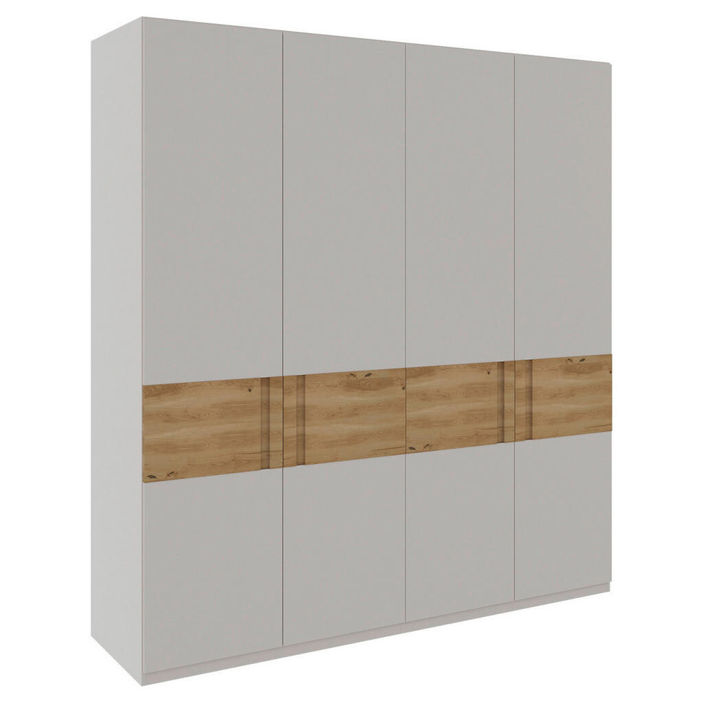 Dieter Knoll SKRIŇA S OTOČNÝMI DVERAMI, dub, farba duba, svetlosivá, 202/225/60 cm