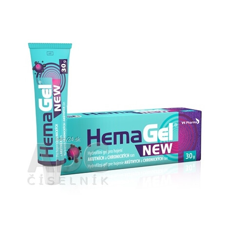 HemaGel NEW hydrofilný gél pre hojenie rán 30g