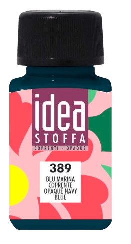 MAIMERI IDEA STOFFA - Farby na textil 389 - opaque navy blue, 60 ml