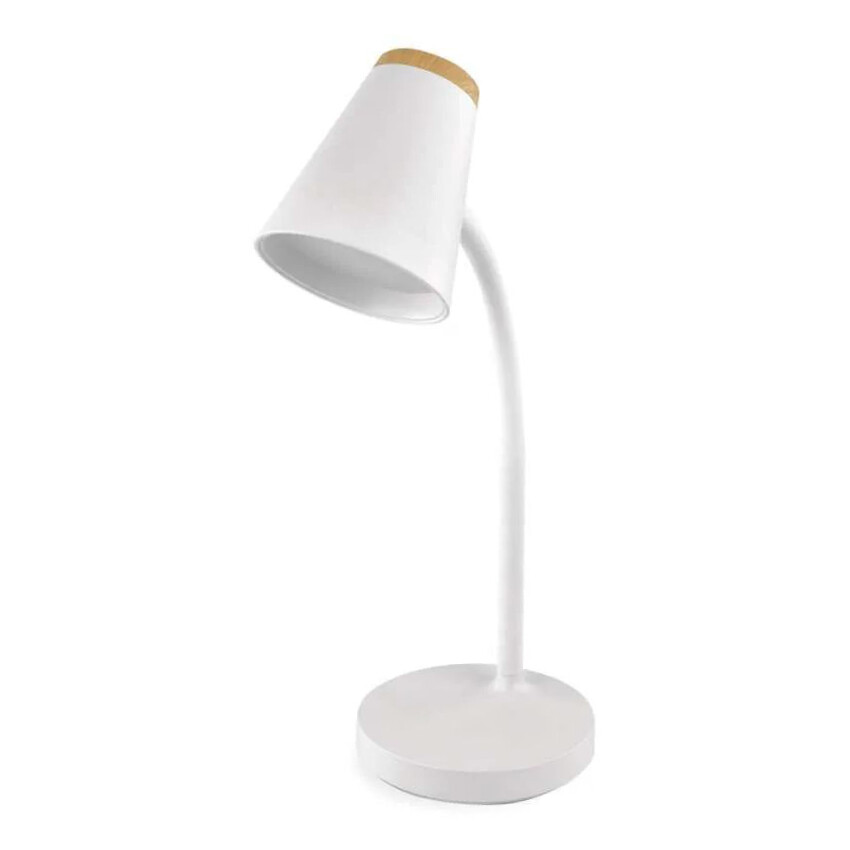 EMOS Biela LED stolná lampička Tara 4,5W Z7641W