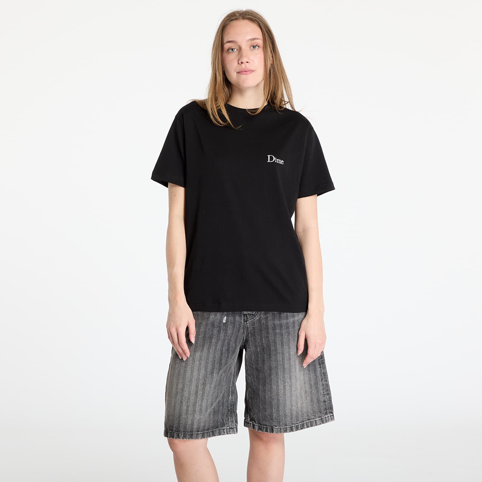 Tričko DIME Classic Small Logo T-Shirt UNISEX Black XS