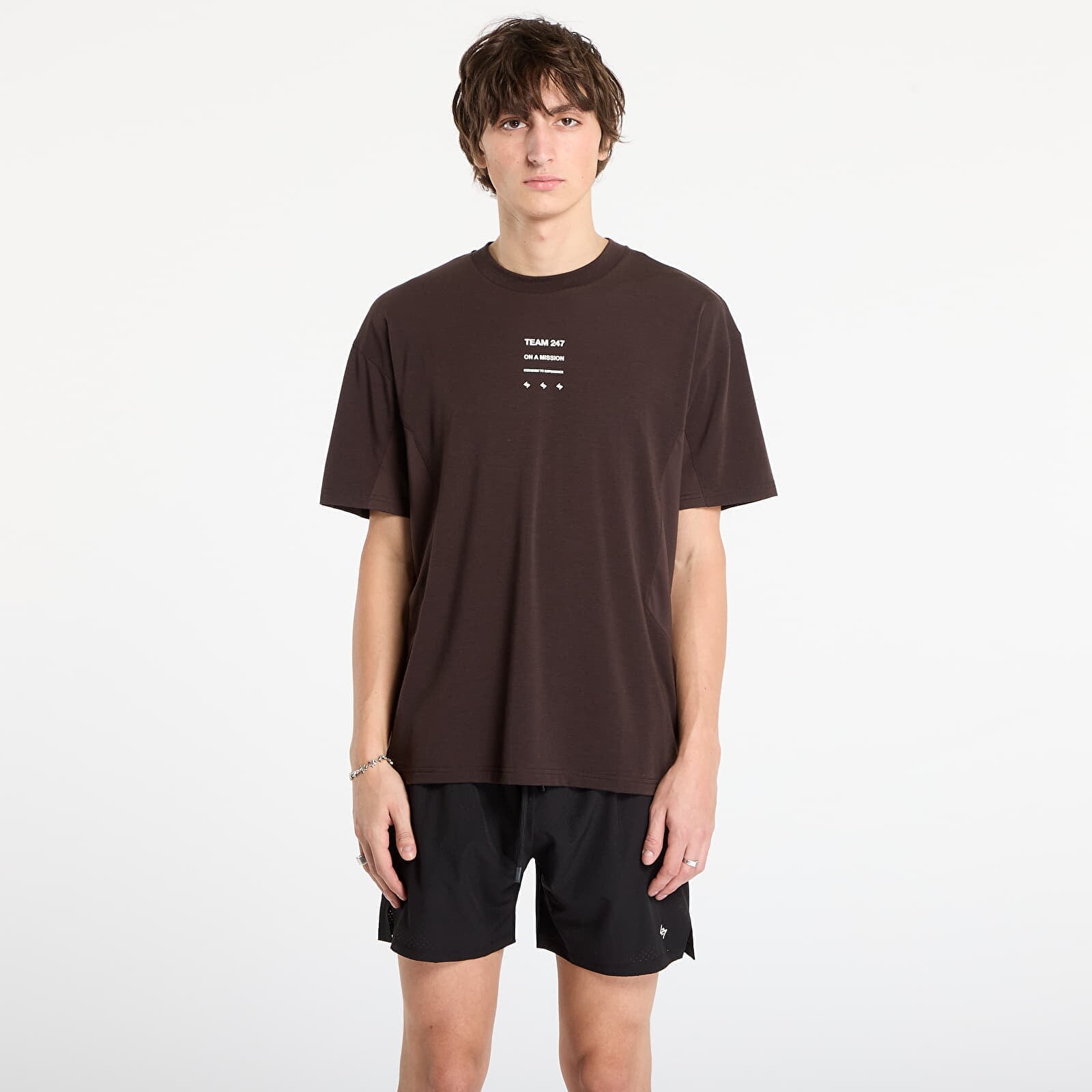 Tričko REPRESENT 247 Uprising Oversized T-Shirt Chocolate M