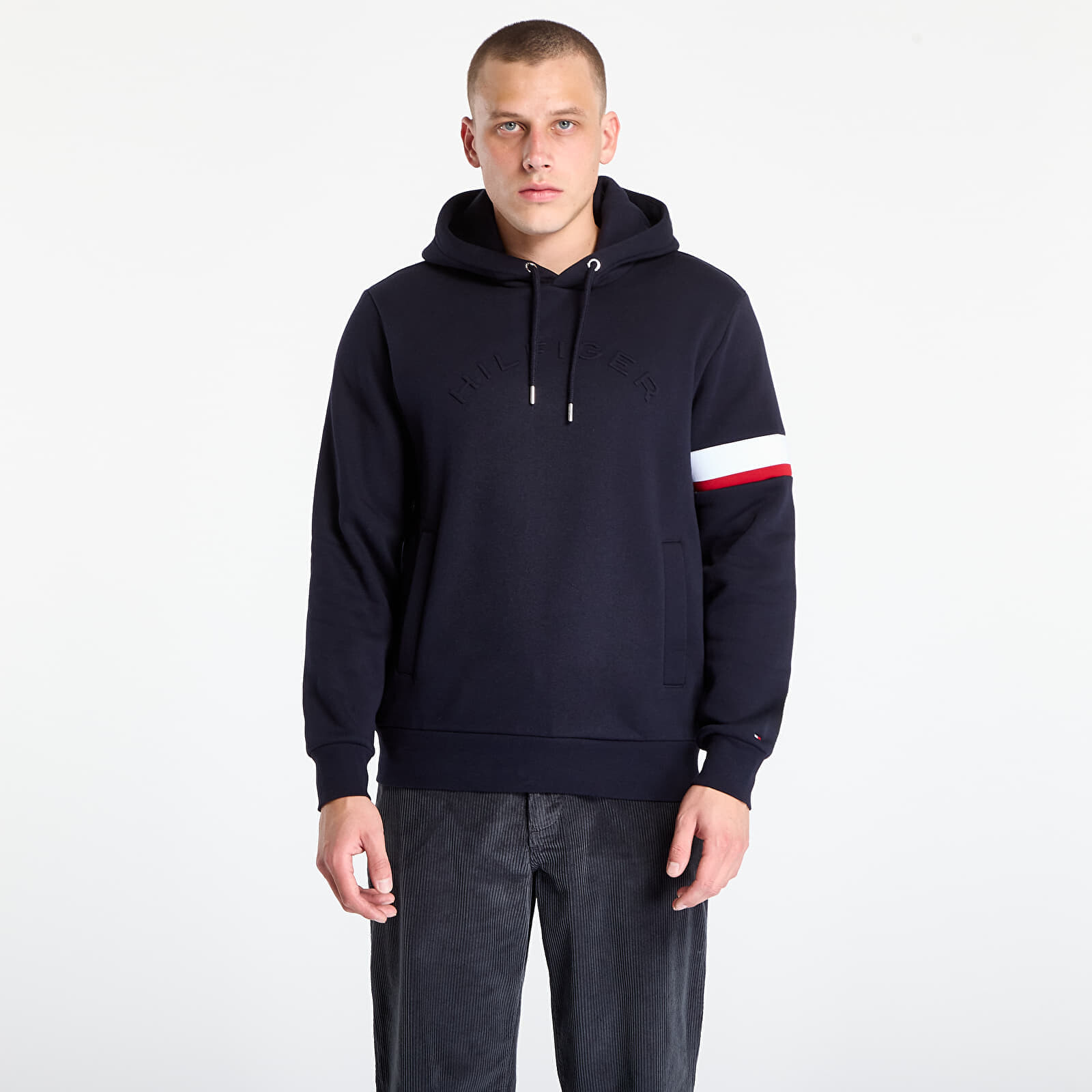 Mikina Tommy Hilfiger Rwb Insert Hoodie Desert Sky M