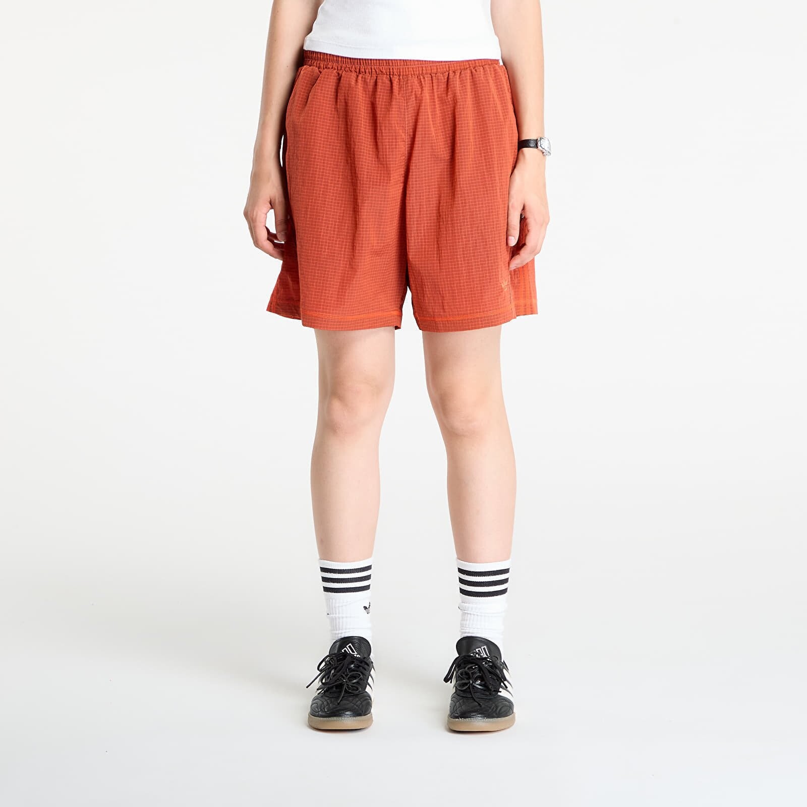 Šortky adidas x OG LA Long Beach Nylon Short Semi Lucid Red M