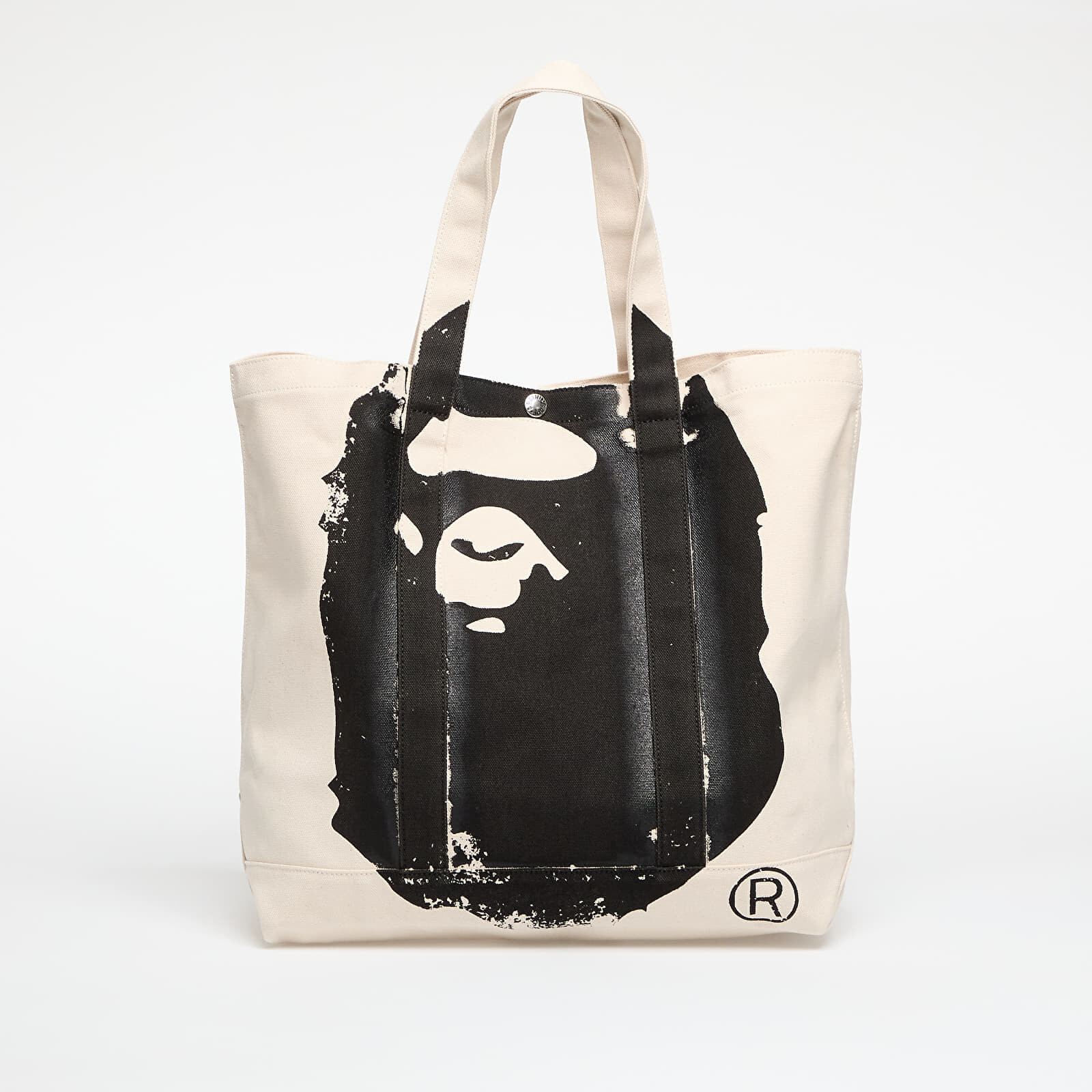 Taška A BATHING APE Big Ape Head Tote Bag Ivory Universal