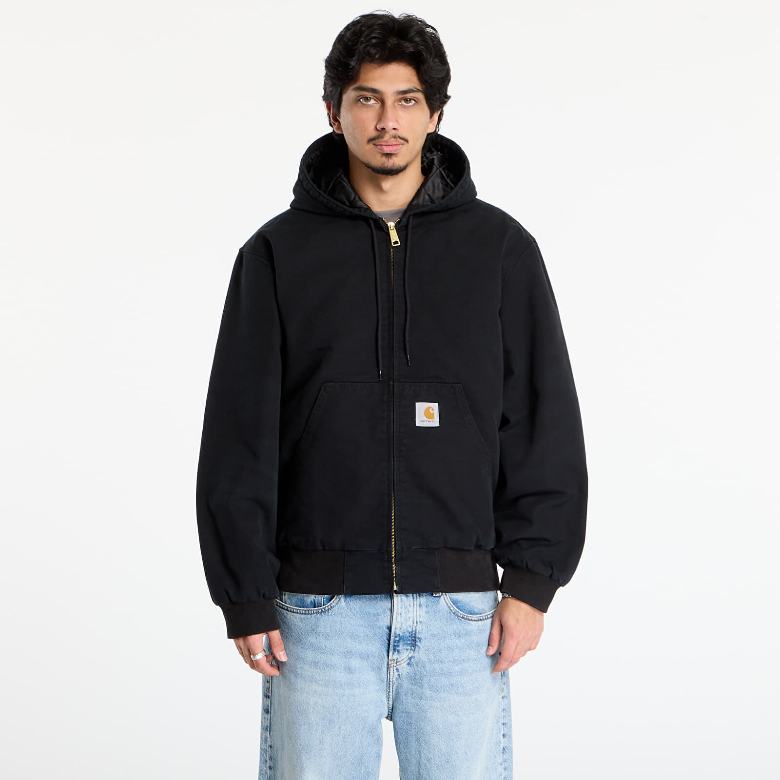 Bunda Carhartt WIP OG Active Jacket UNISEX Black Stone Canvas S