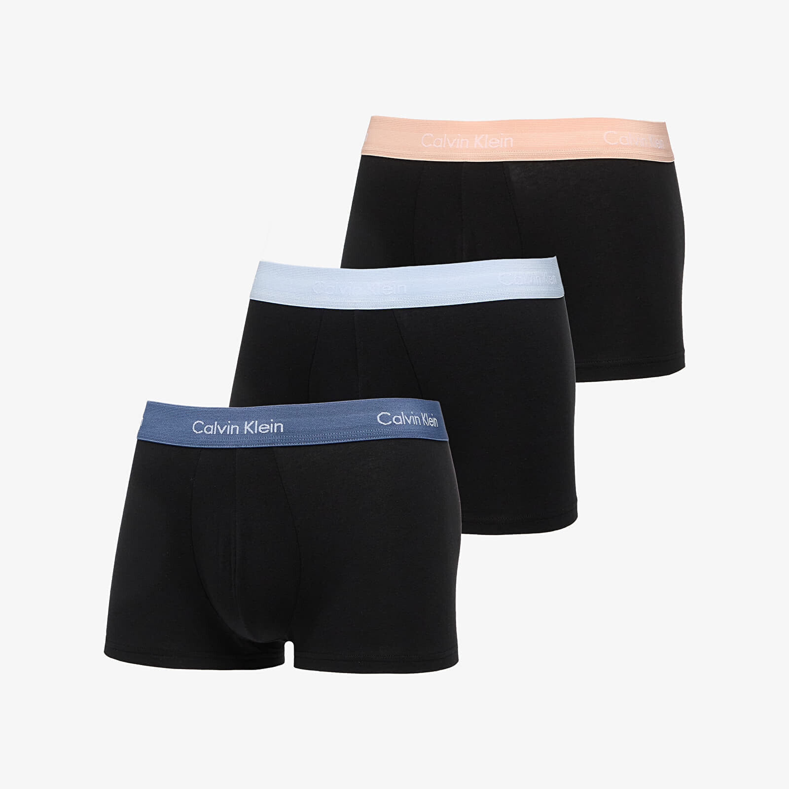 Boxerky Calvin Klein Low Rise Trunk 3-Pack Black L