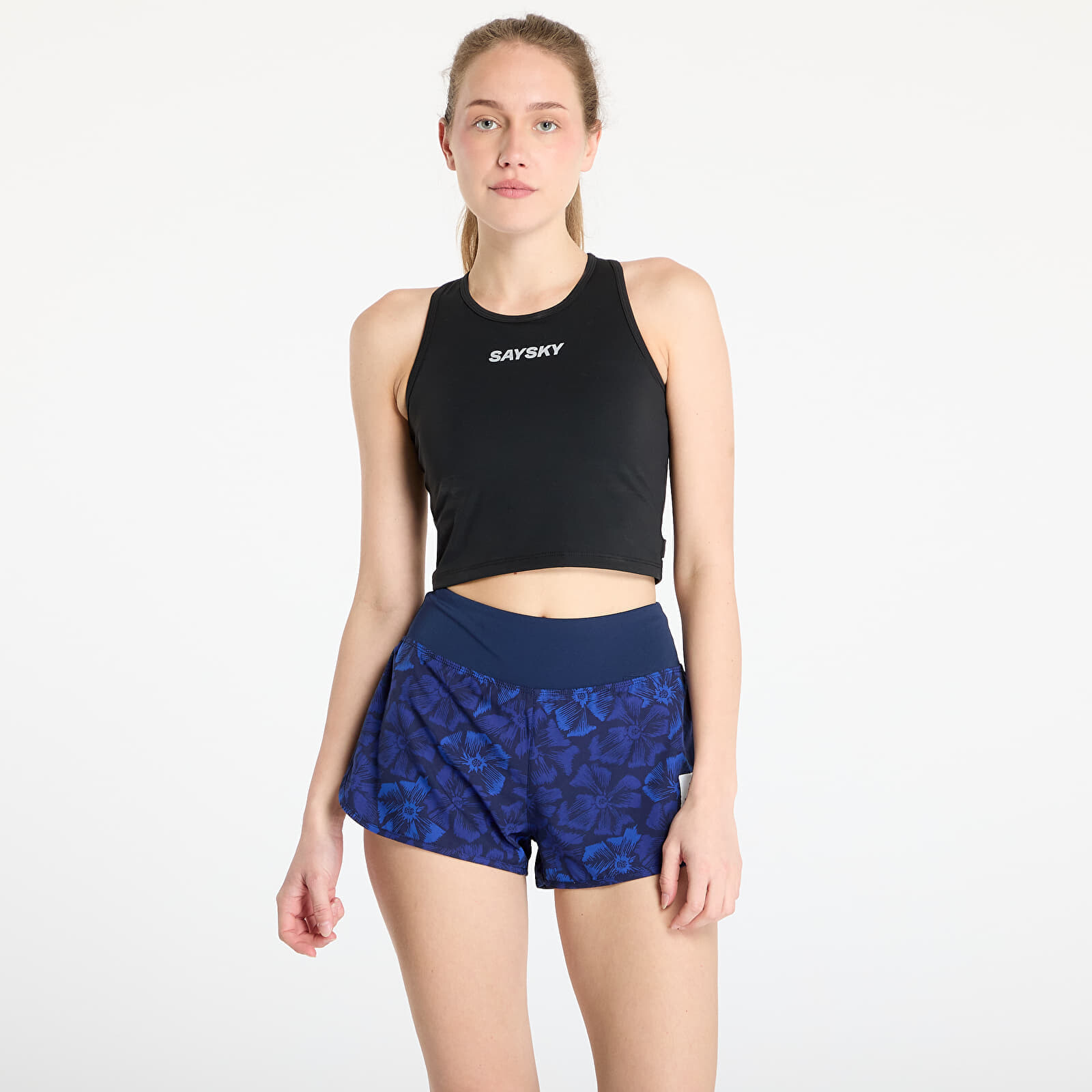 SAYSKY W Flow Race Crop Top Black M
