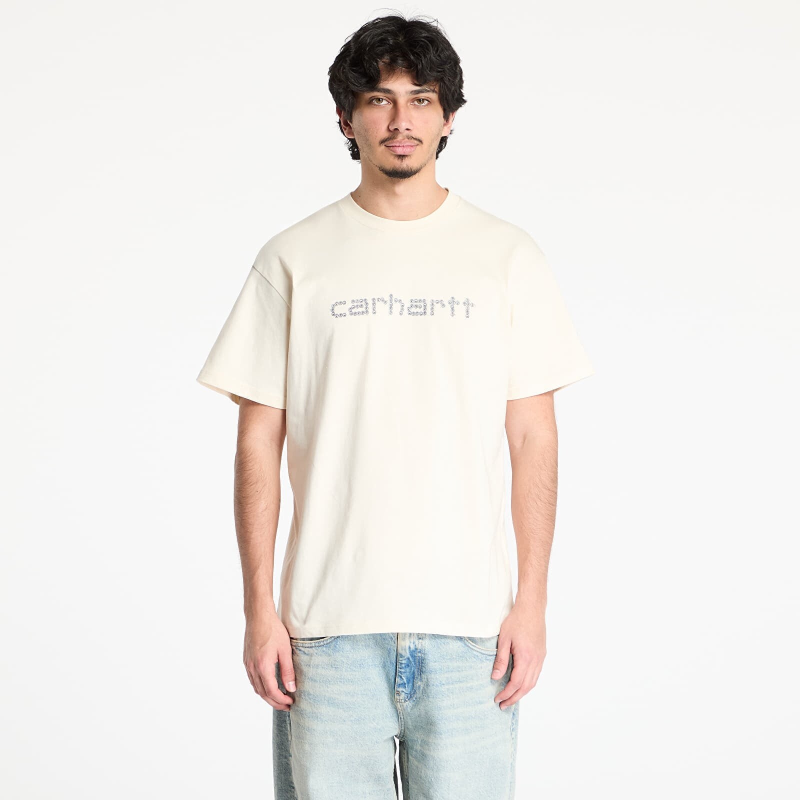 Tričko Carhartt WIP S/S Rivet Script T-Shirt UNISEX Natural S