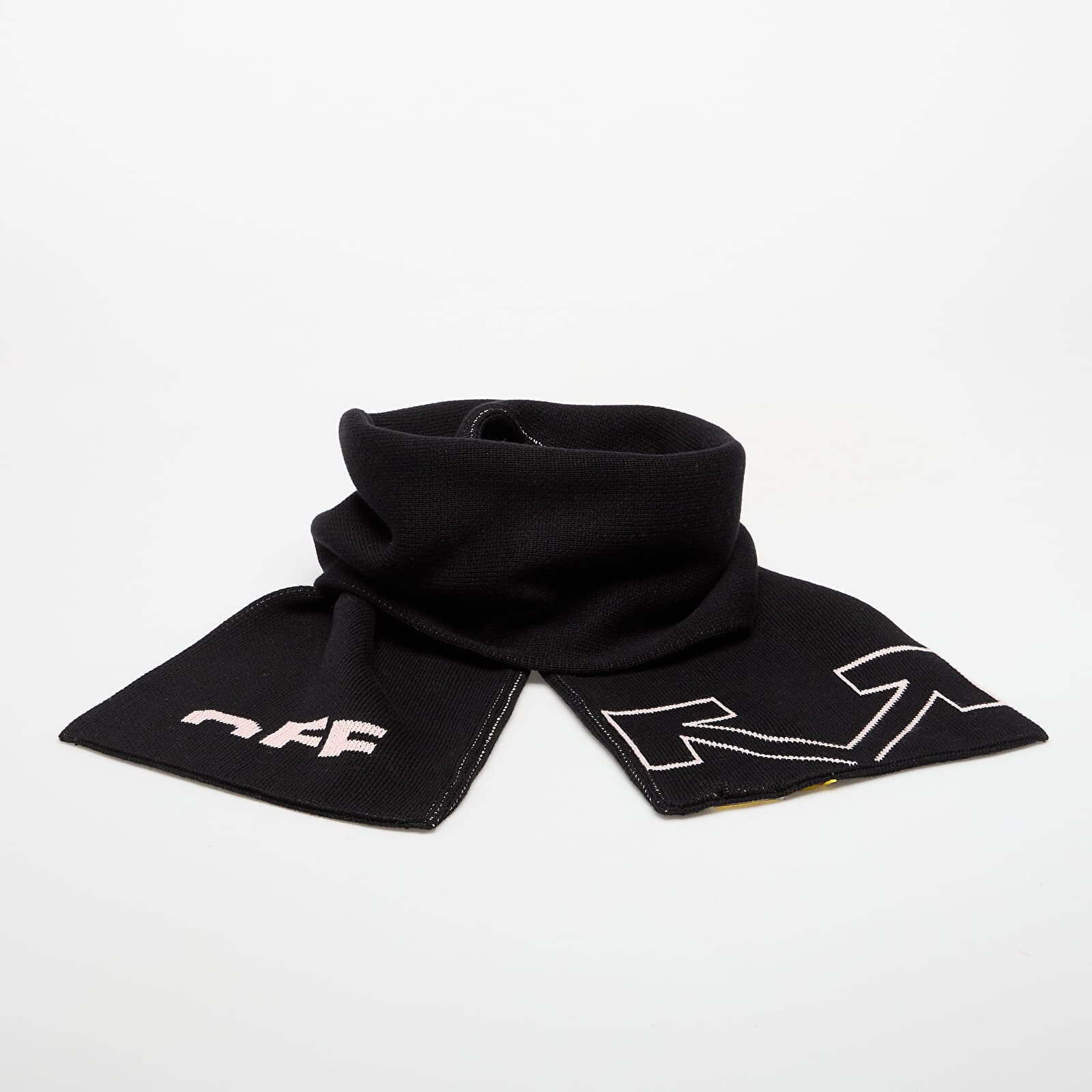 Šál OFF-WHITE KIDS Type Logo Scarf Black/ Soft Pink Universal