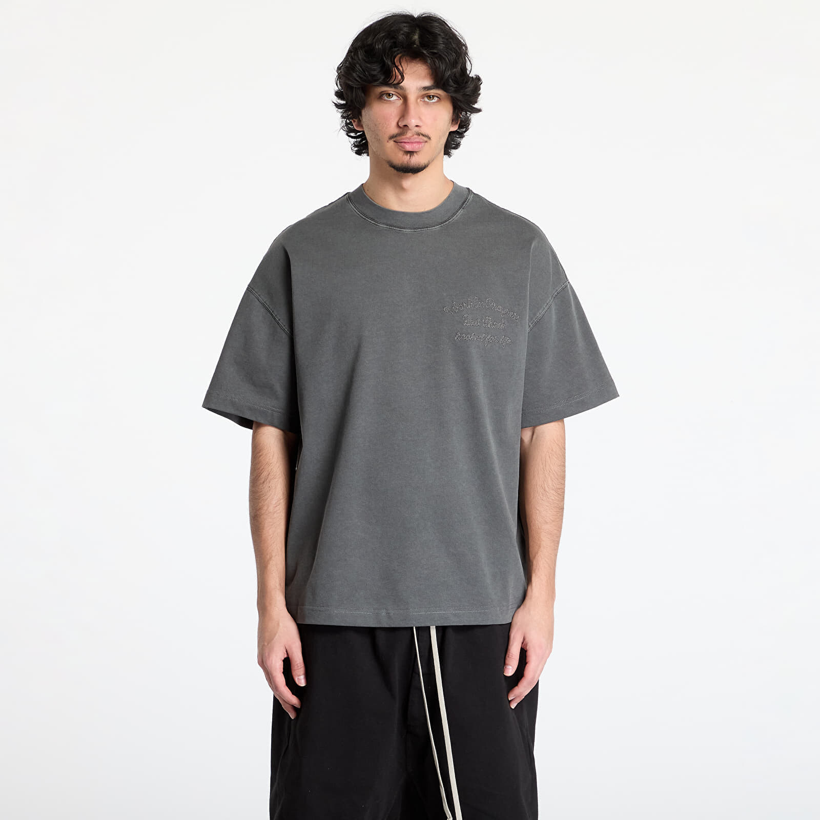 Tričko Carhartt WIP Shortsleeve Bait Shack T-Shirt UNISEX Black Garment Dyed S