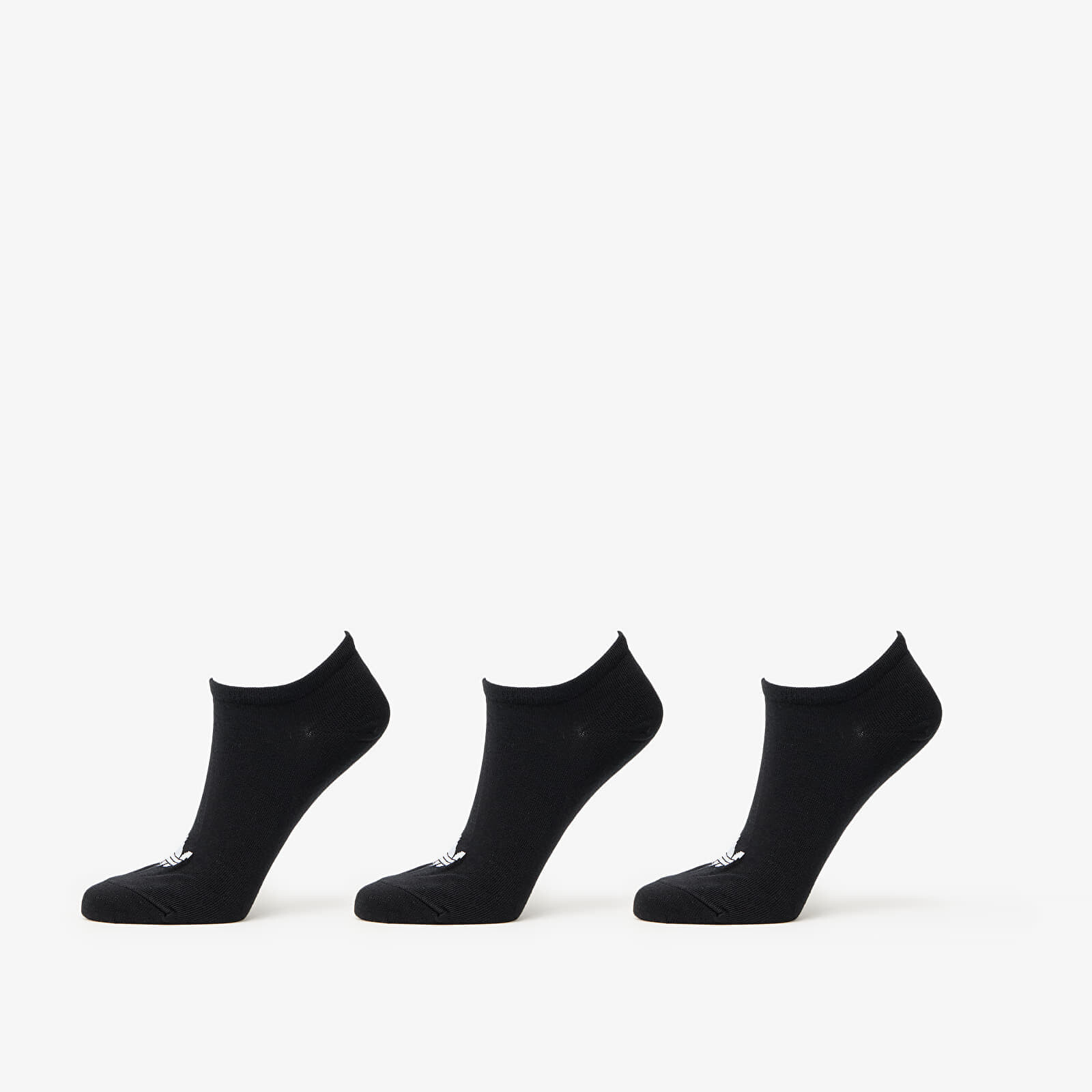 Ponožky adidas Liner Socks 3-Pack Black/ Medium Grey Heather/ Black M