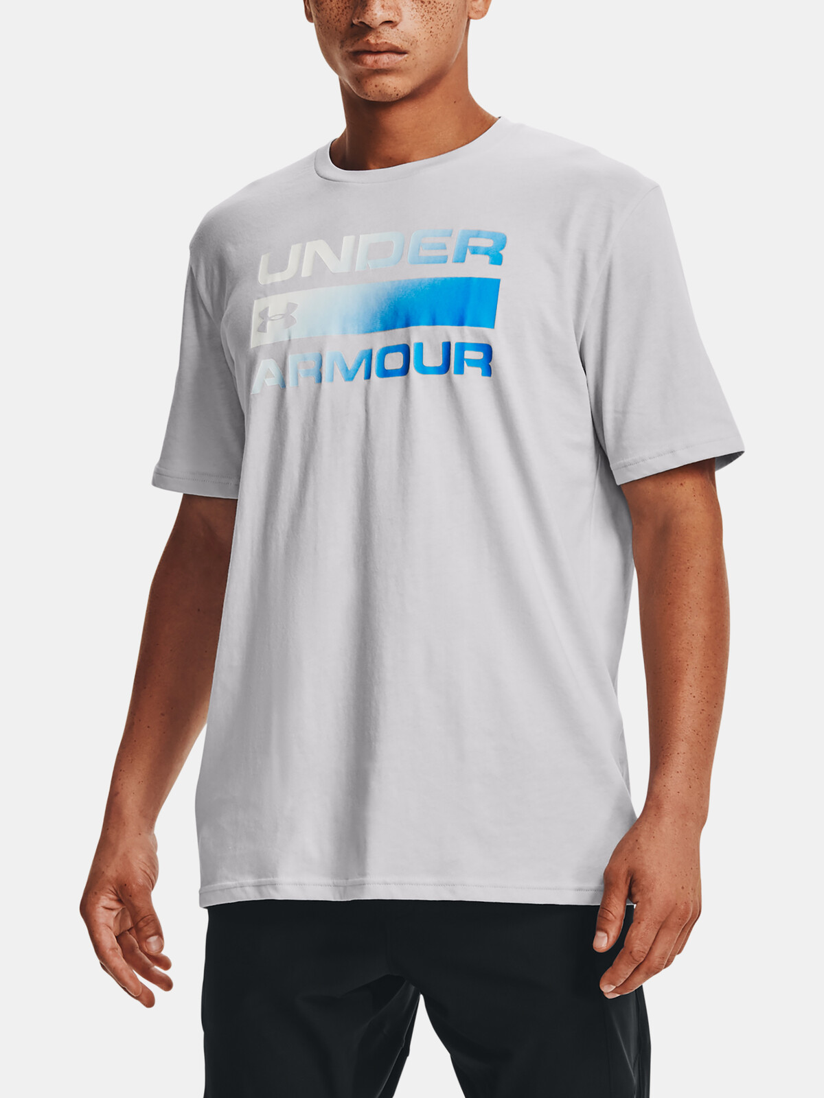 Under Armour T-shirt TEAM ISSUE WORDMARK SS-GRY - Men's