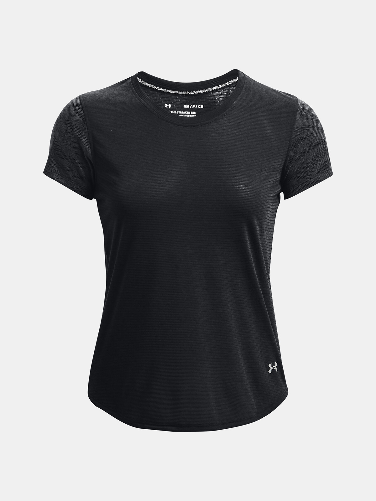 Čierne dámske tričko Under Armour UA Streaker Jacquard Tee
