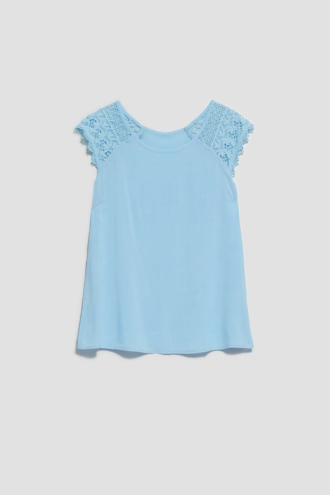 WOMEN'S SHIRT L-KO-4031 LIGHT BLUE