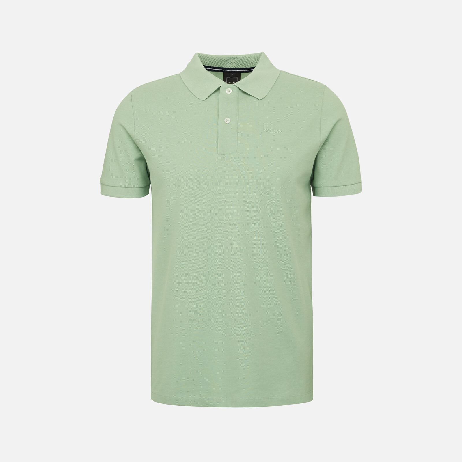 Light green men's polo shirt Geox - Men's