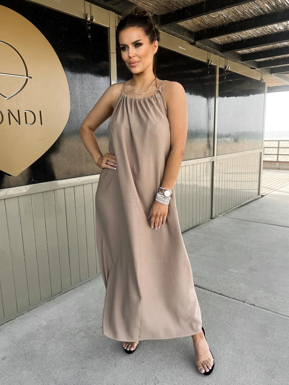 Edoti Linen maxi dress
