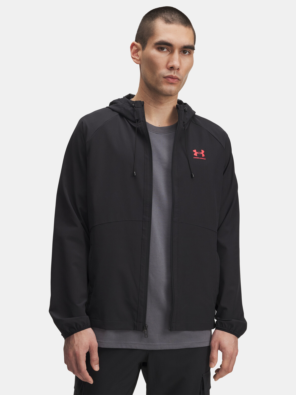 Men's Under Armour UA Vibe Woven Jacket-BLK - Mens