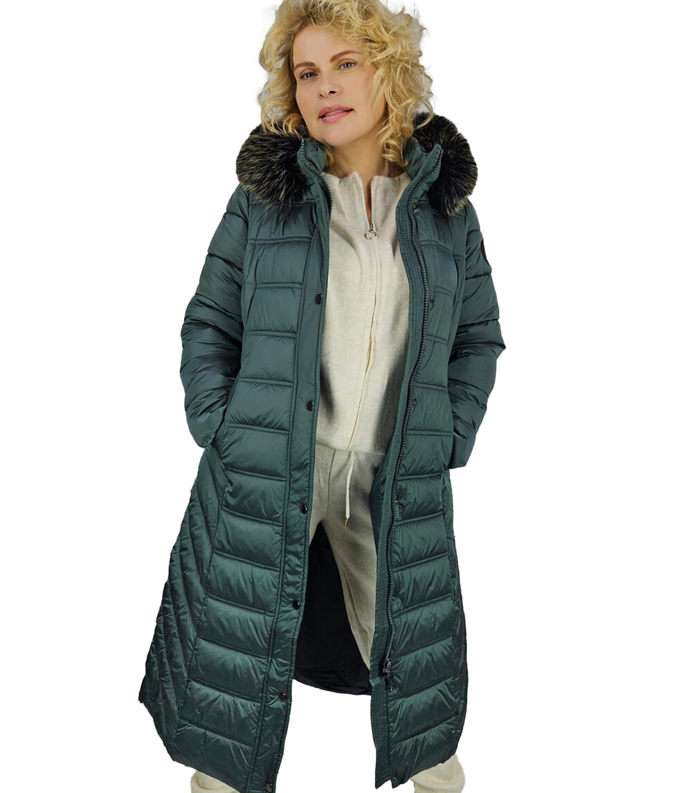 Pri Long quilted winter warm coat with hood ARCTICA jacket