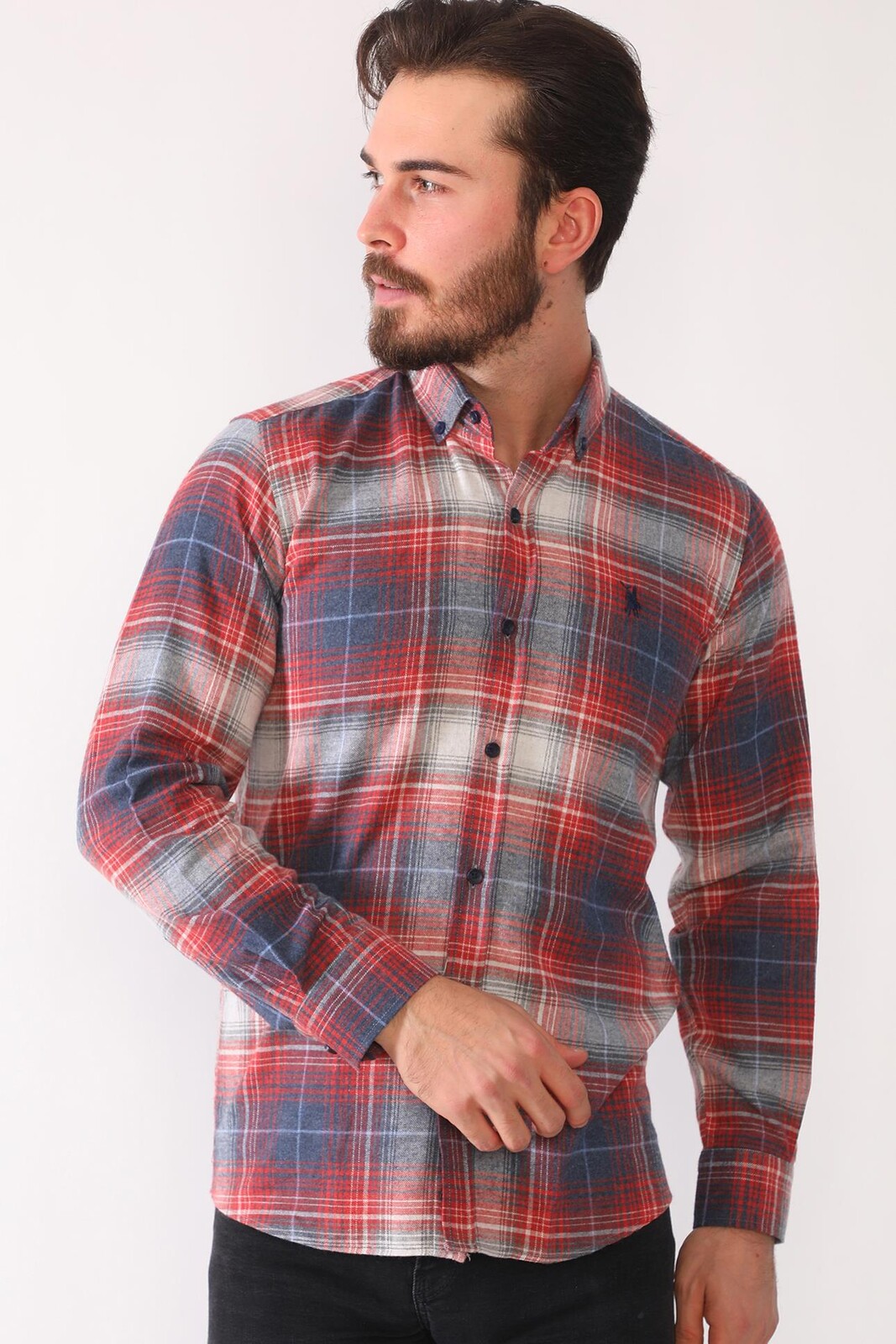 G902 DEWBERRY MEN'S SHIRT-BURGUNDY