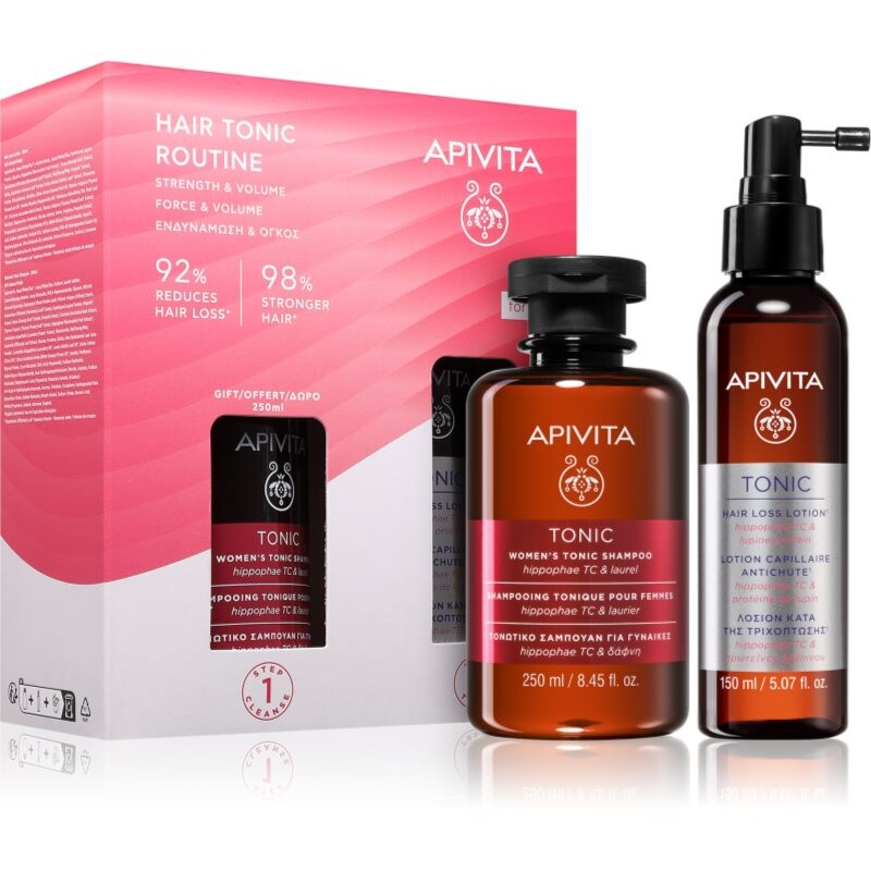 Apivita Tonic Women's Hair Tonic Routine Set sada proti vypadávaniu vlasov