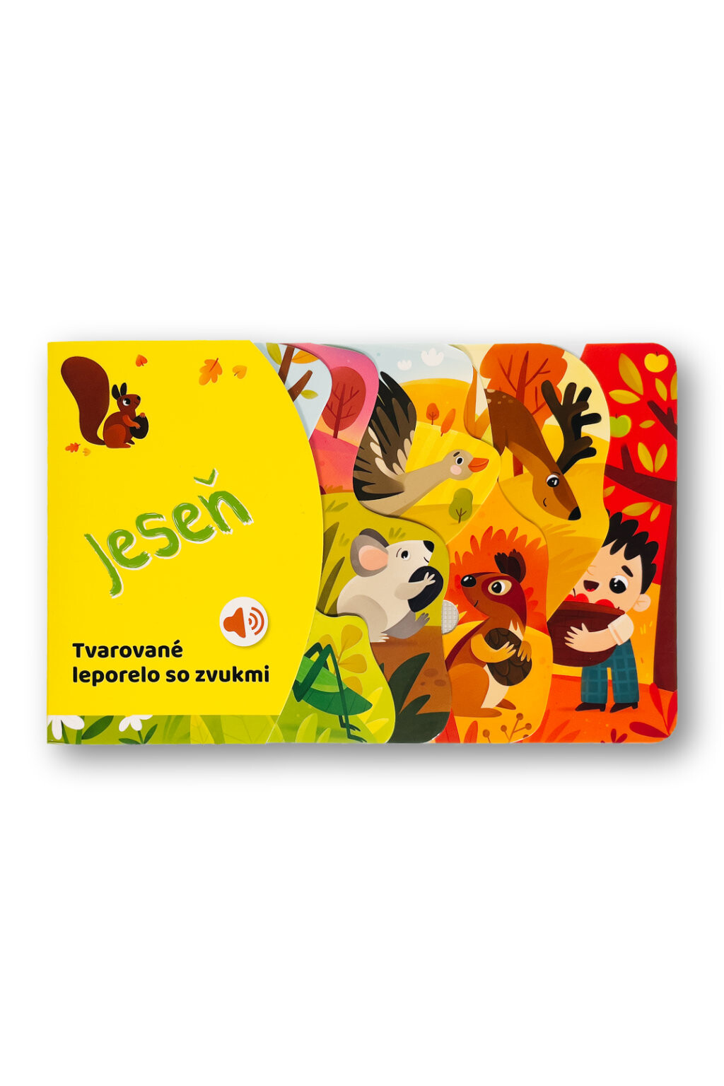 Tvarované leporelo so zvukmi - Jeseň