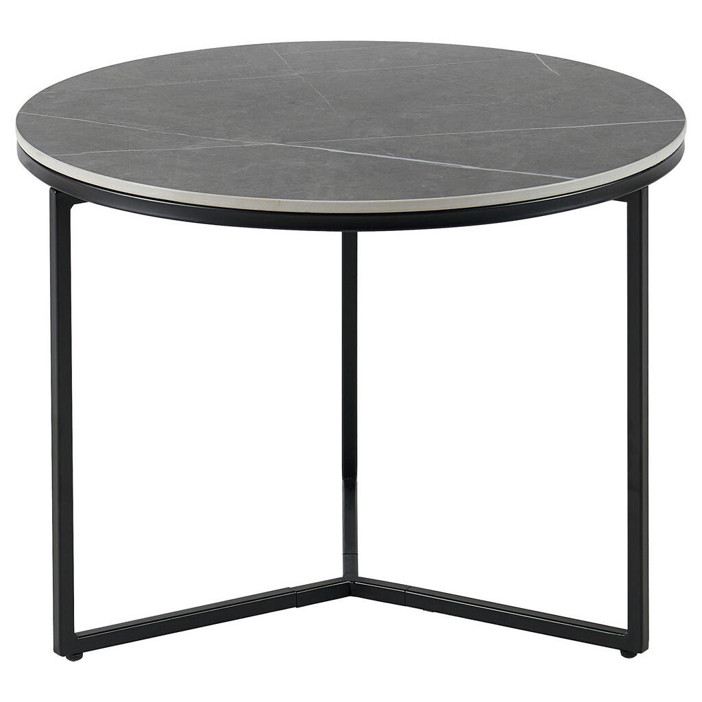 Livetastic PRÍRUČNÝ STOLÍK, sivá, čierna