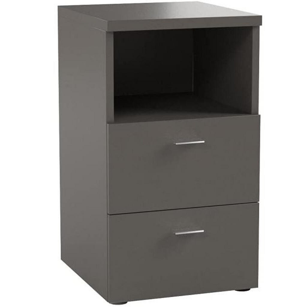 Carryhome NOČNÝ STOLÍK, sivá, 35/62/40 cm