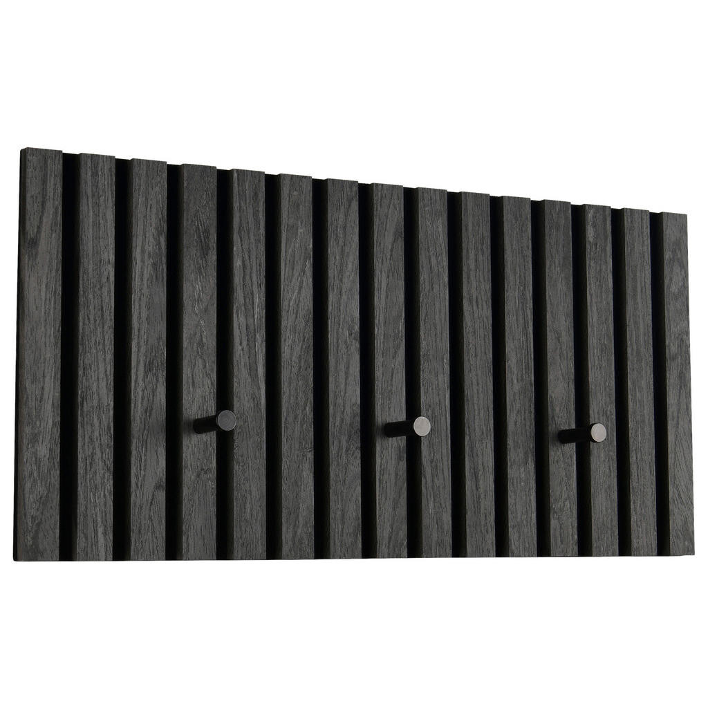 Xora VEŠIAKOVÝ PANEL, sivá, čierna, 60/30/7 cm