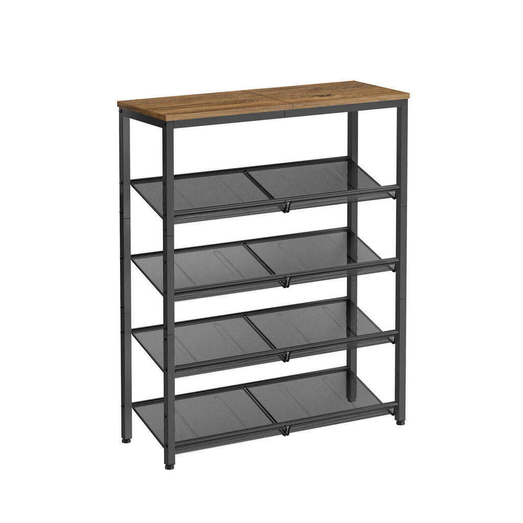 MID.YOU REGÁL NA TOPÁNKY, hnedá, čierna,