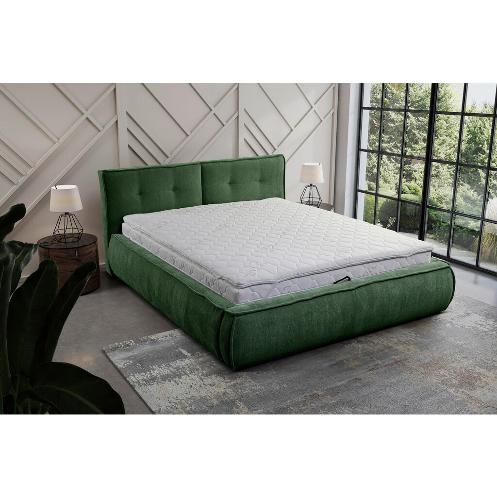 Livetastic ČALÚNENÁ POSTEĽ, 180/200 cm, zelená
