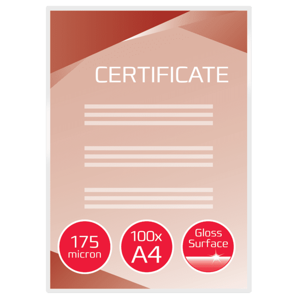 GBC Laminovacie vrecká A4 2x175Mic 100pcs