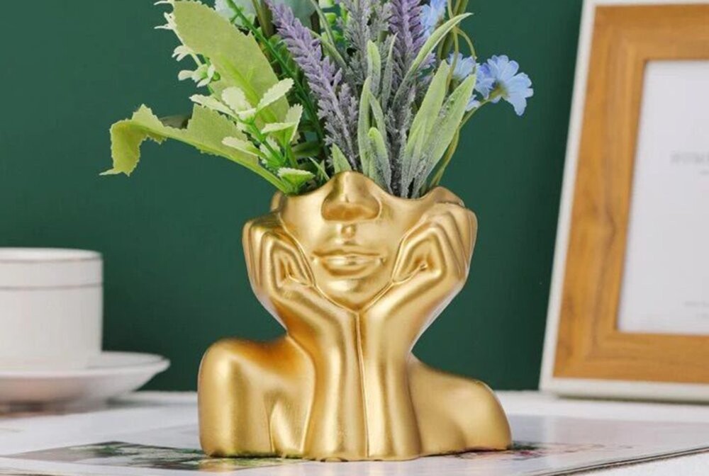 Vase Iskandinav Layd - Gold