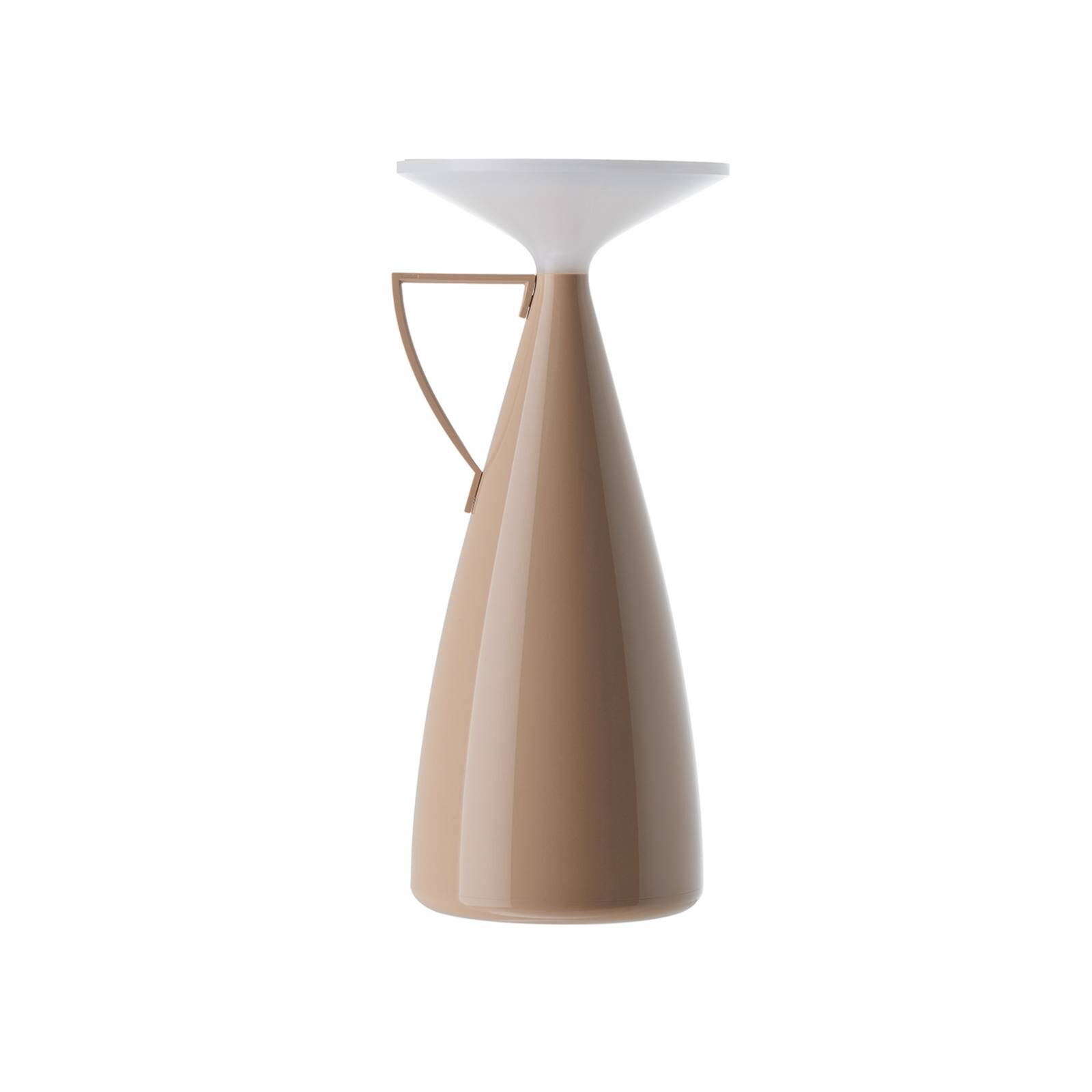 Kartell stolová LED lampa Camomille, béžová, výška 24 cm