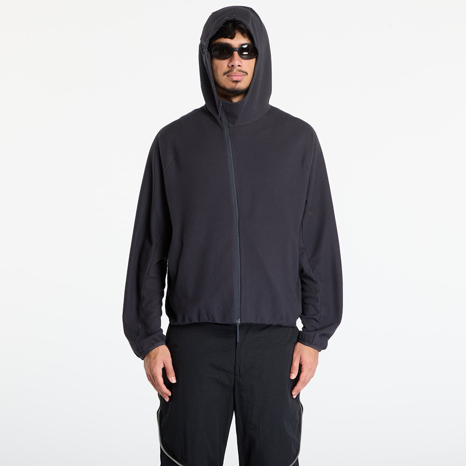 Mikina Post Archive Faction (PAF) Fleece Hoodie Charcoal S