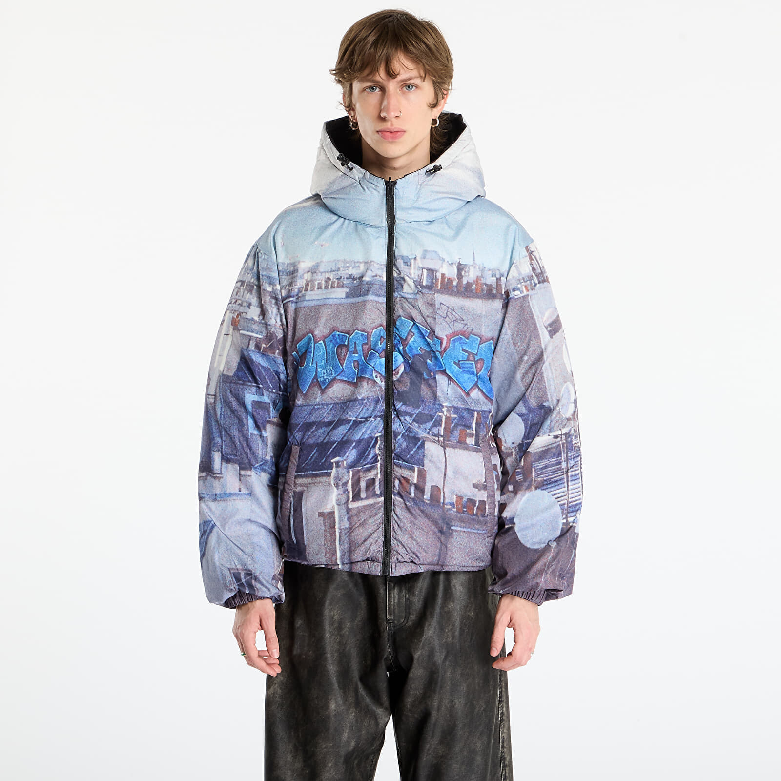 Bunda Wasted Paris M Elevation Puffer Black/ Multi L