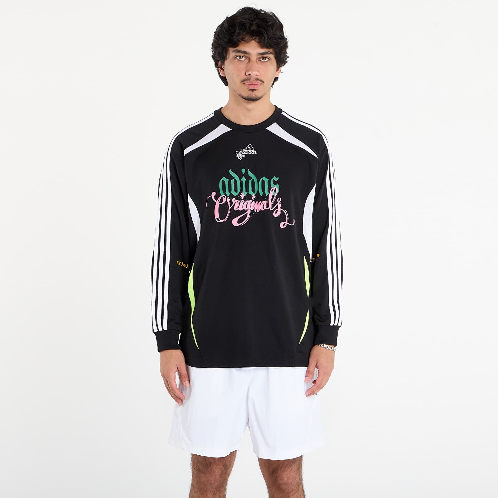 Tričko adidas Spiders Goalkeeper Loose Long-sleeve Top White M