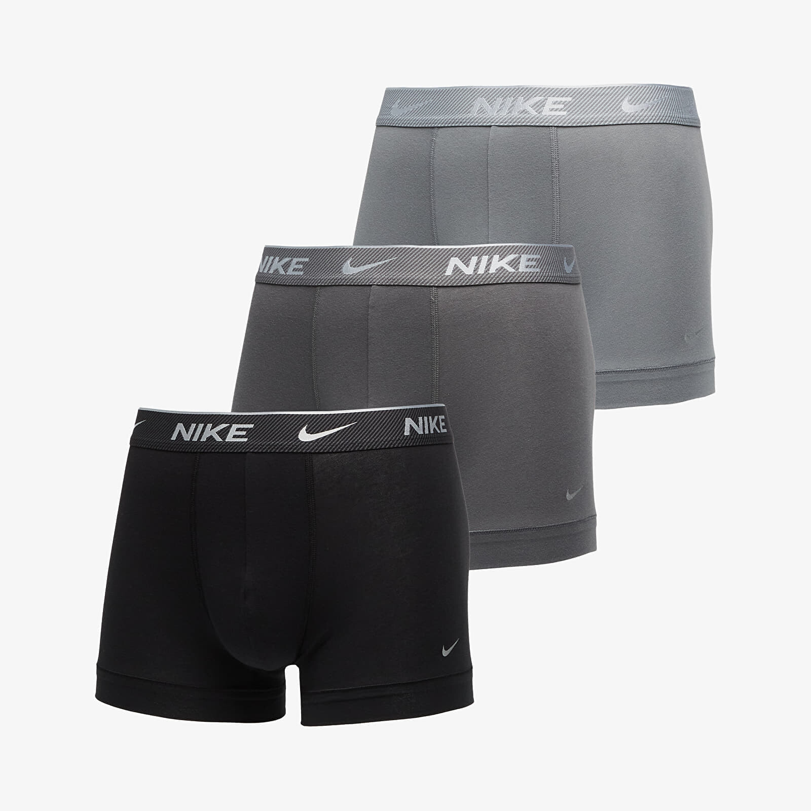 Boxerky Nike Dri-FIT Trunk 3-Pack Black M