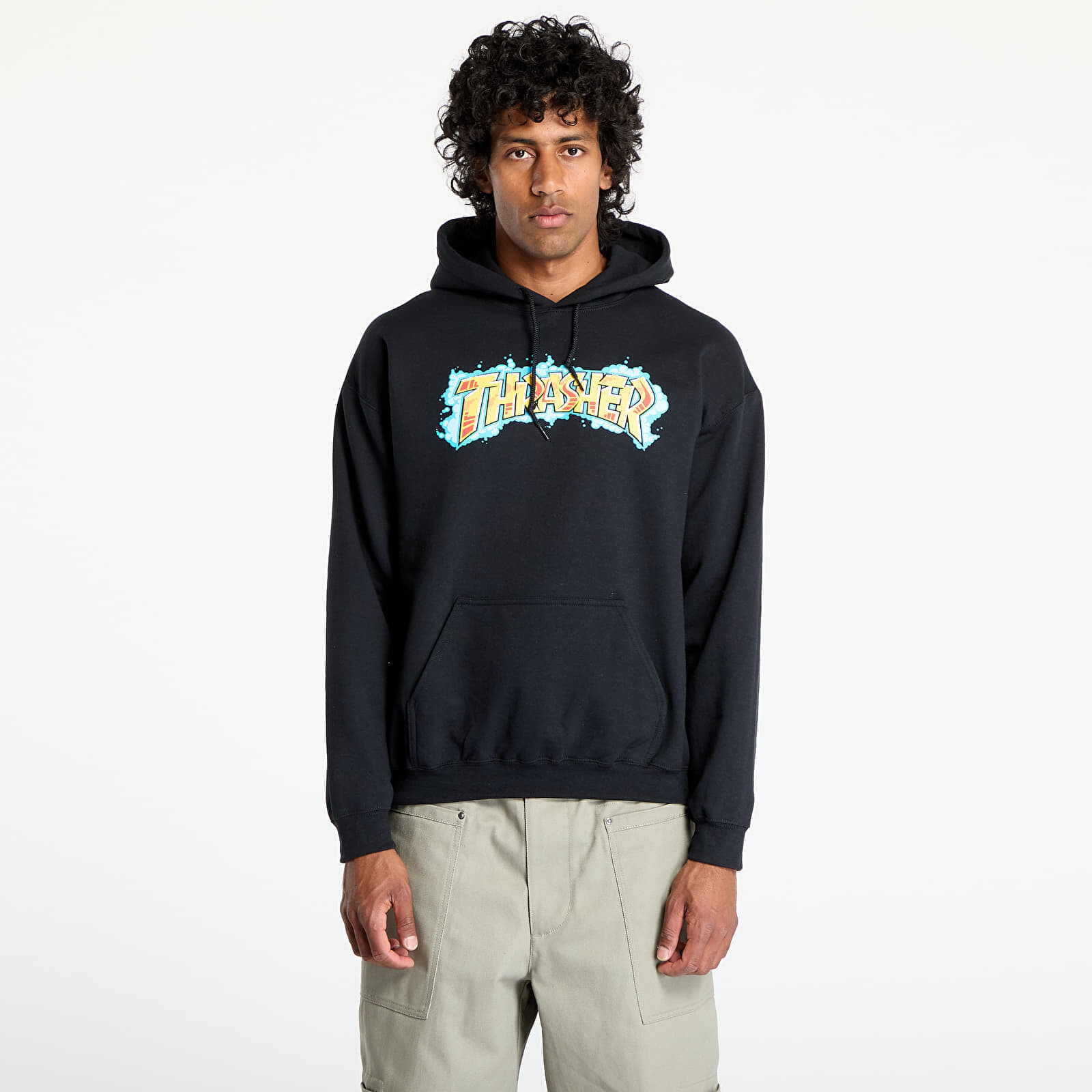 Mikina Thrasher Graff Hoodie Black L