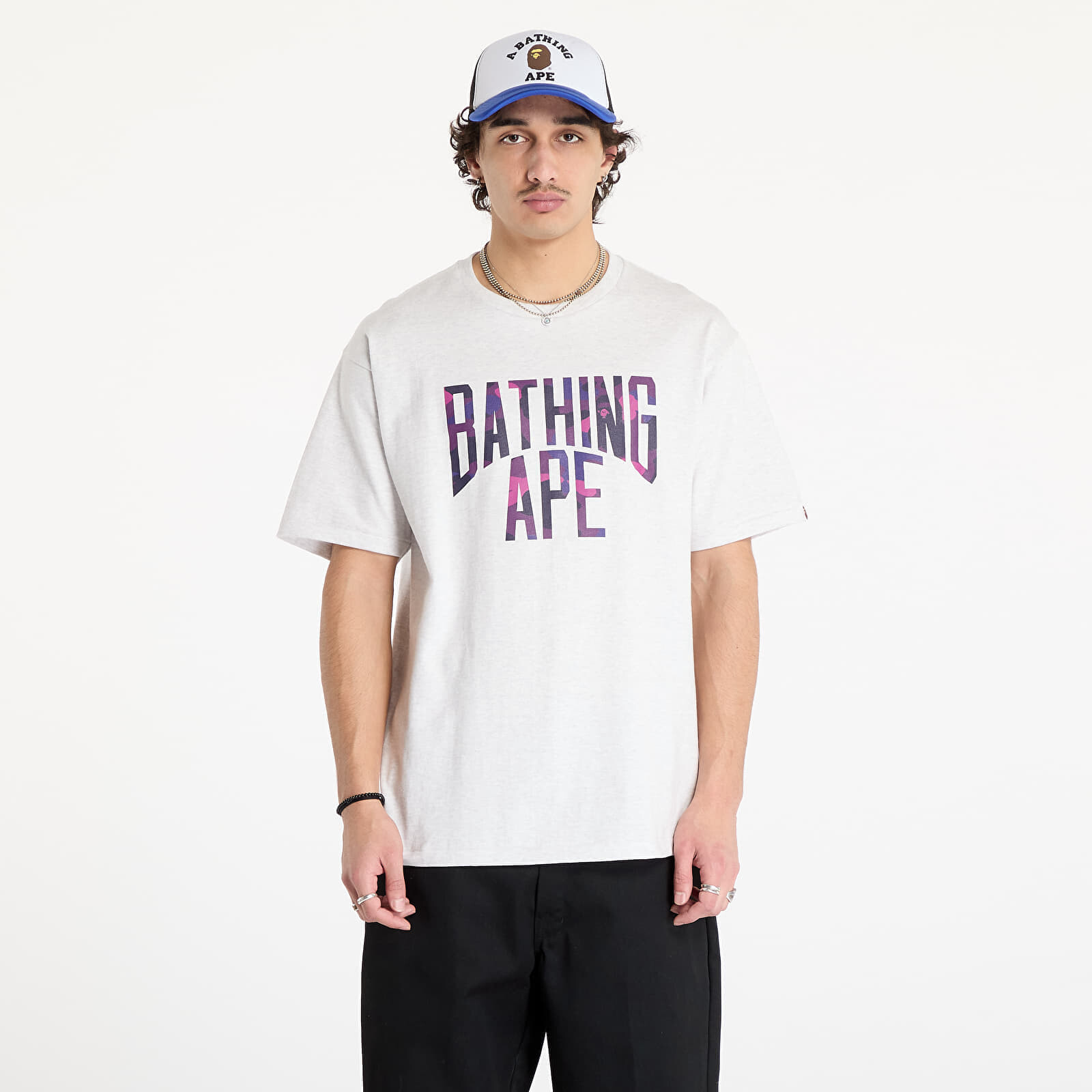 Tričko A BATHING APE Color Camo Bathing Ape Tee Gray XL
