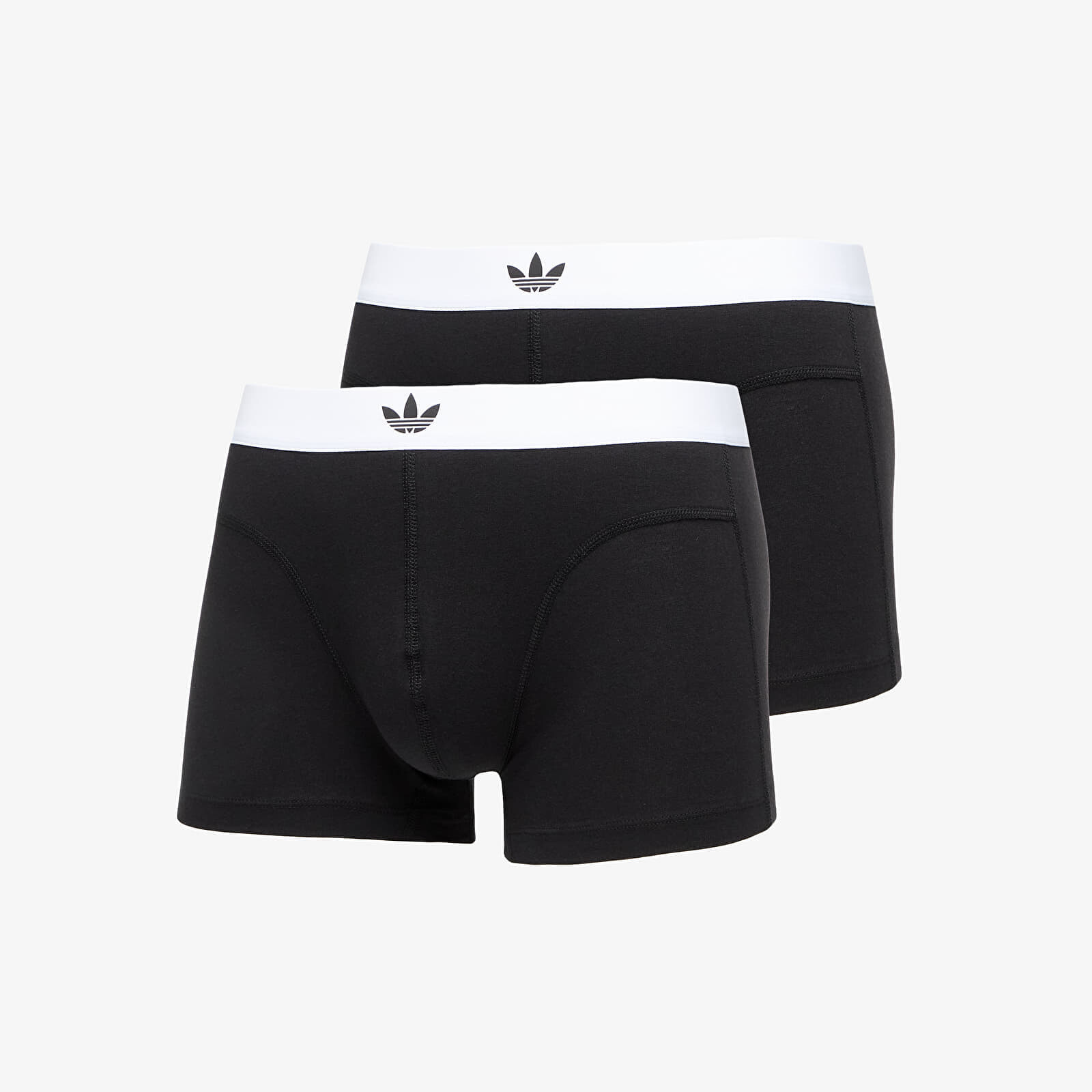 Boxerky adidas Comfort Flex Cotton - Body Lines Trunk 2-Pack Black L