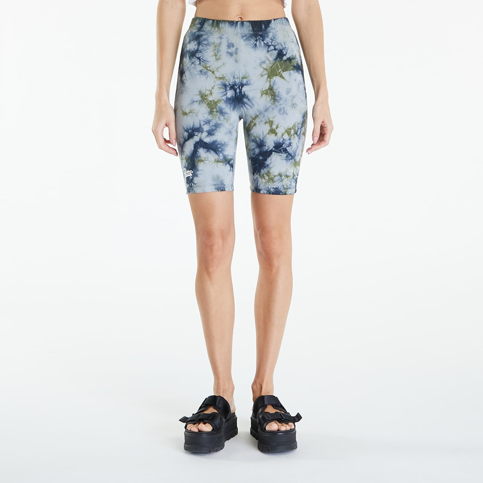 Šortky Patta Femme Tie Dye Bikershorts Quarry XS