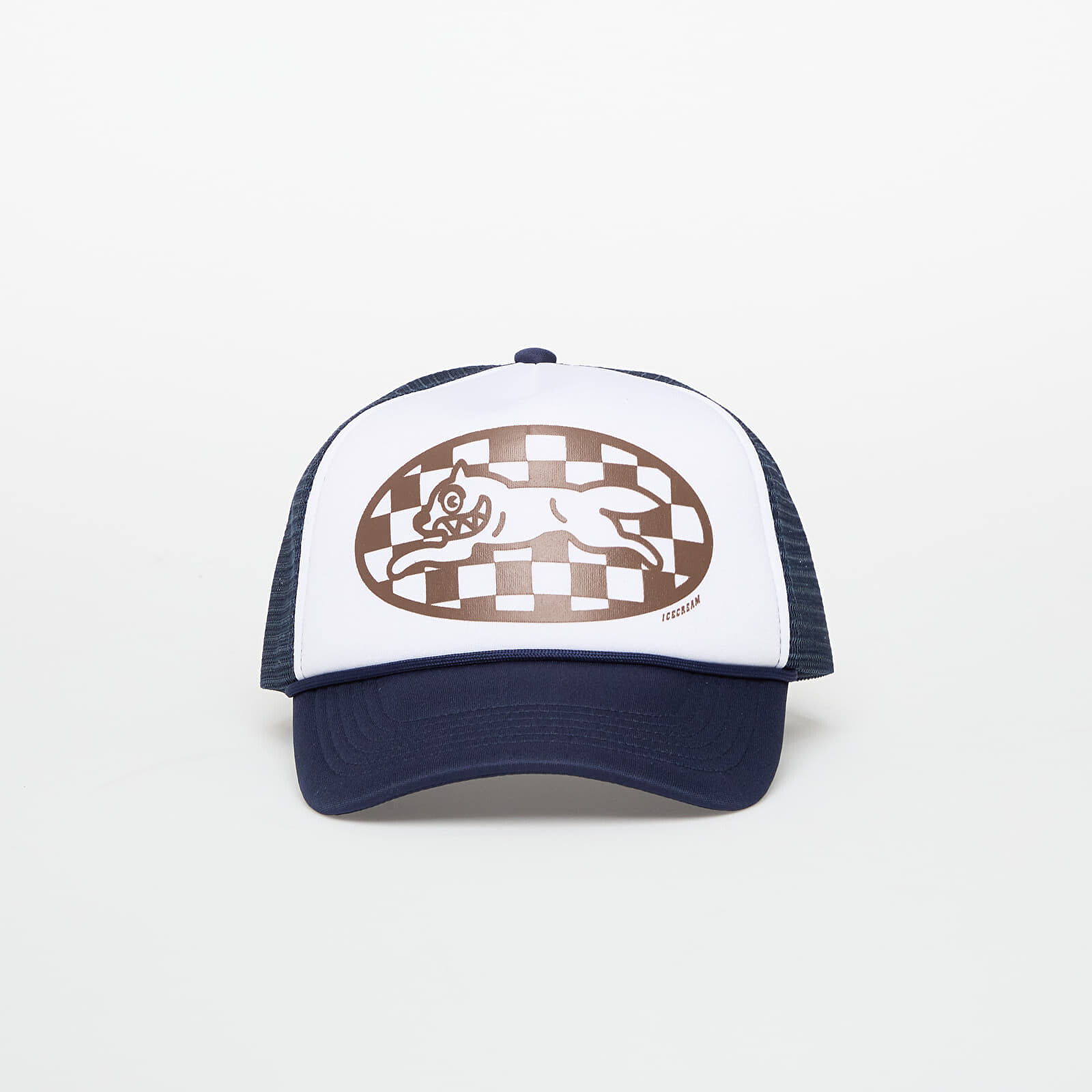 Šiltovka Billionaire Boys Club Icecream Checker Running Dog Trucker Cap Ecru/ Navy Universal