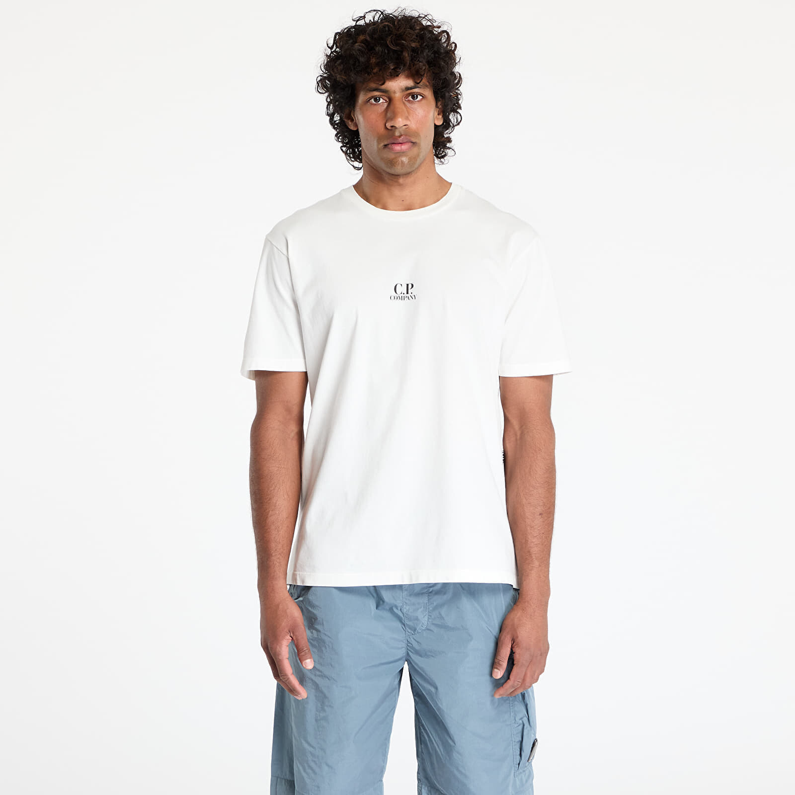 Tričko C.P. Company Graphic-Print T-Shirt Gauze White XXL