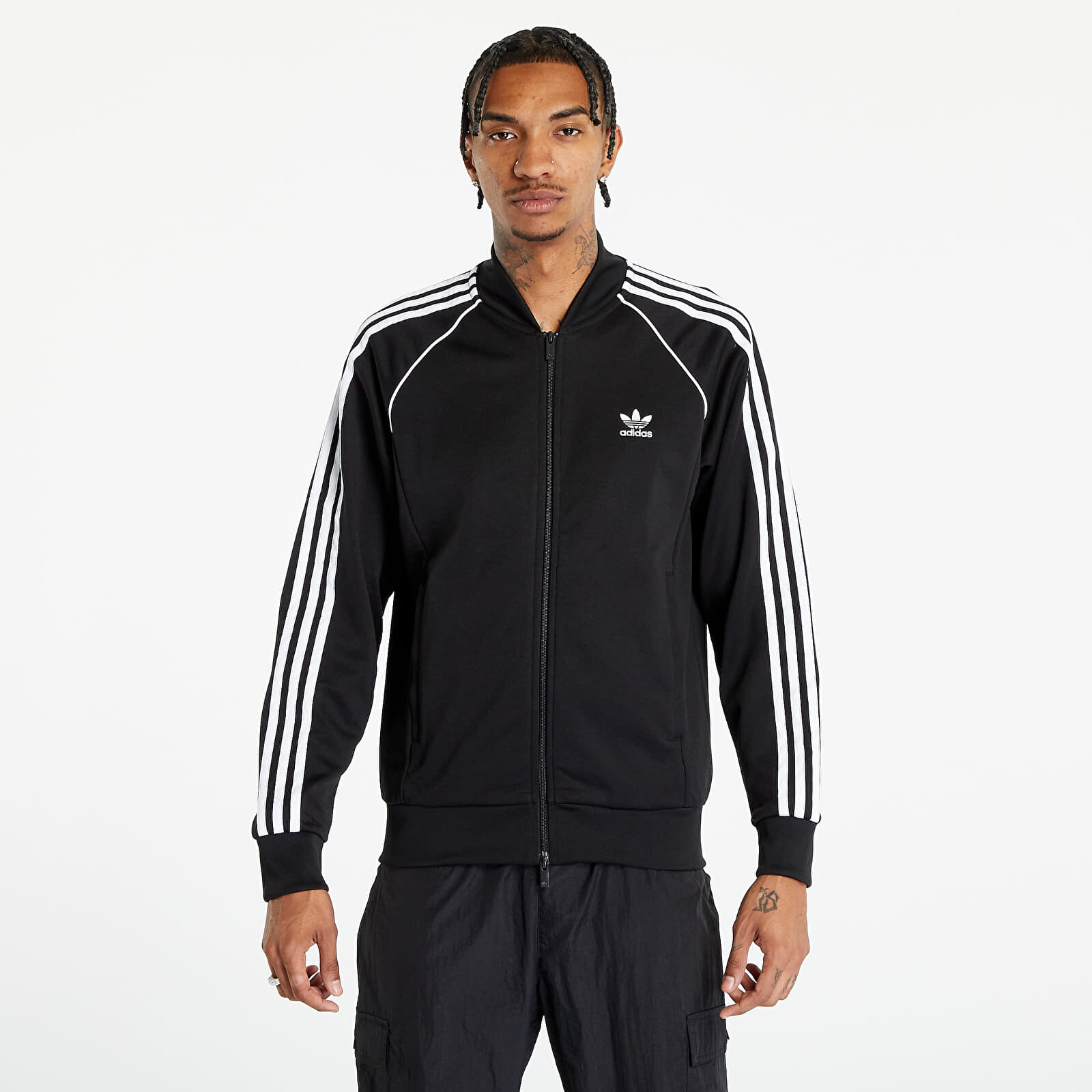 Bunda adidas Originals Adicolor Classics Sst Track Jacket Black/ White XL