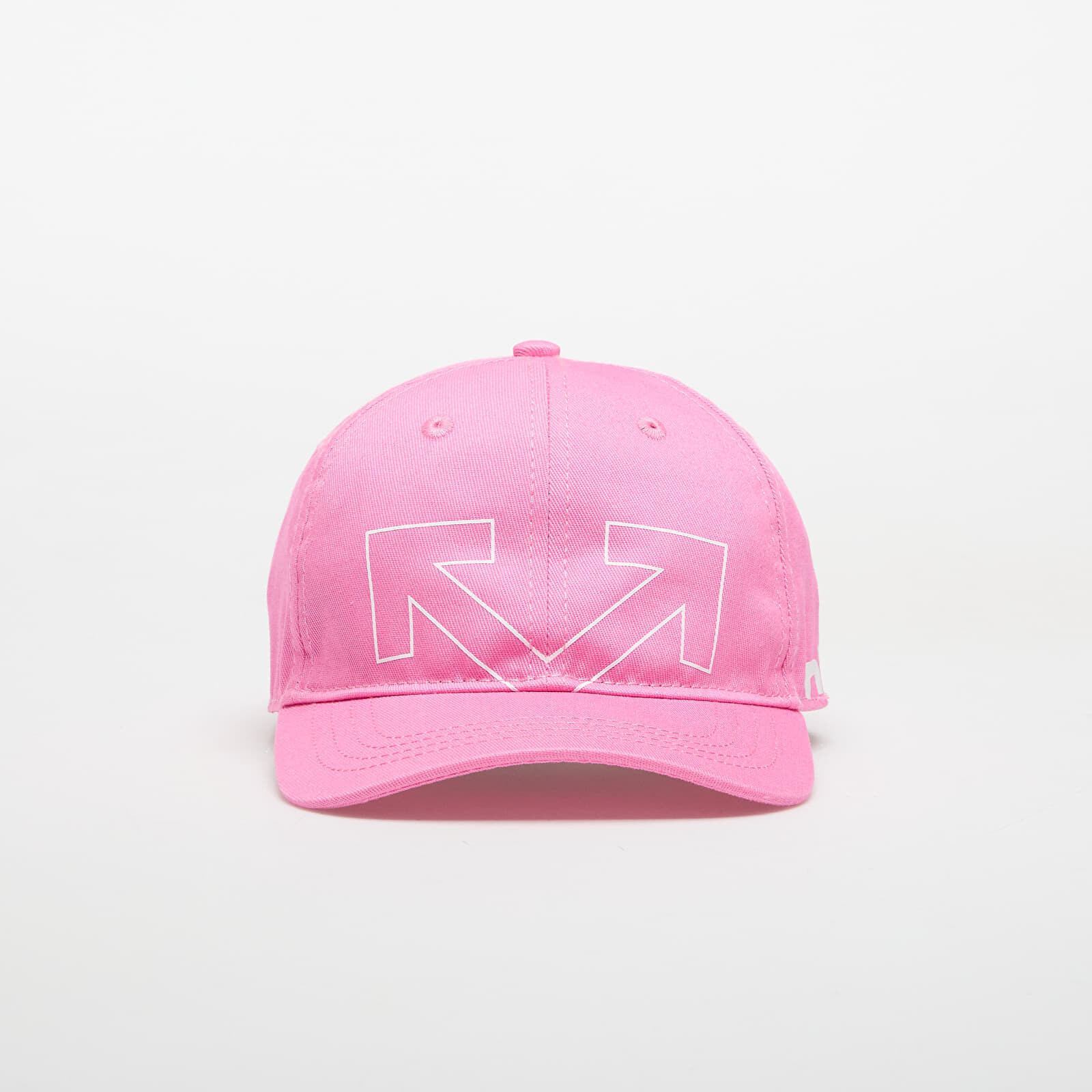 Šiltovka OFF-WHITE KIDS Type Logo Baseball Fuchsia/ White II