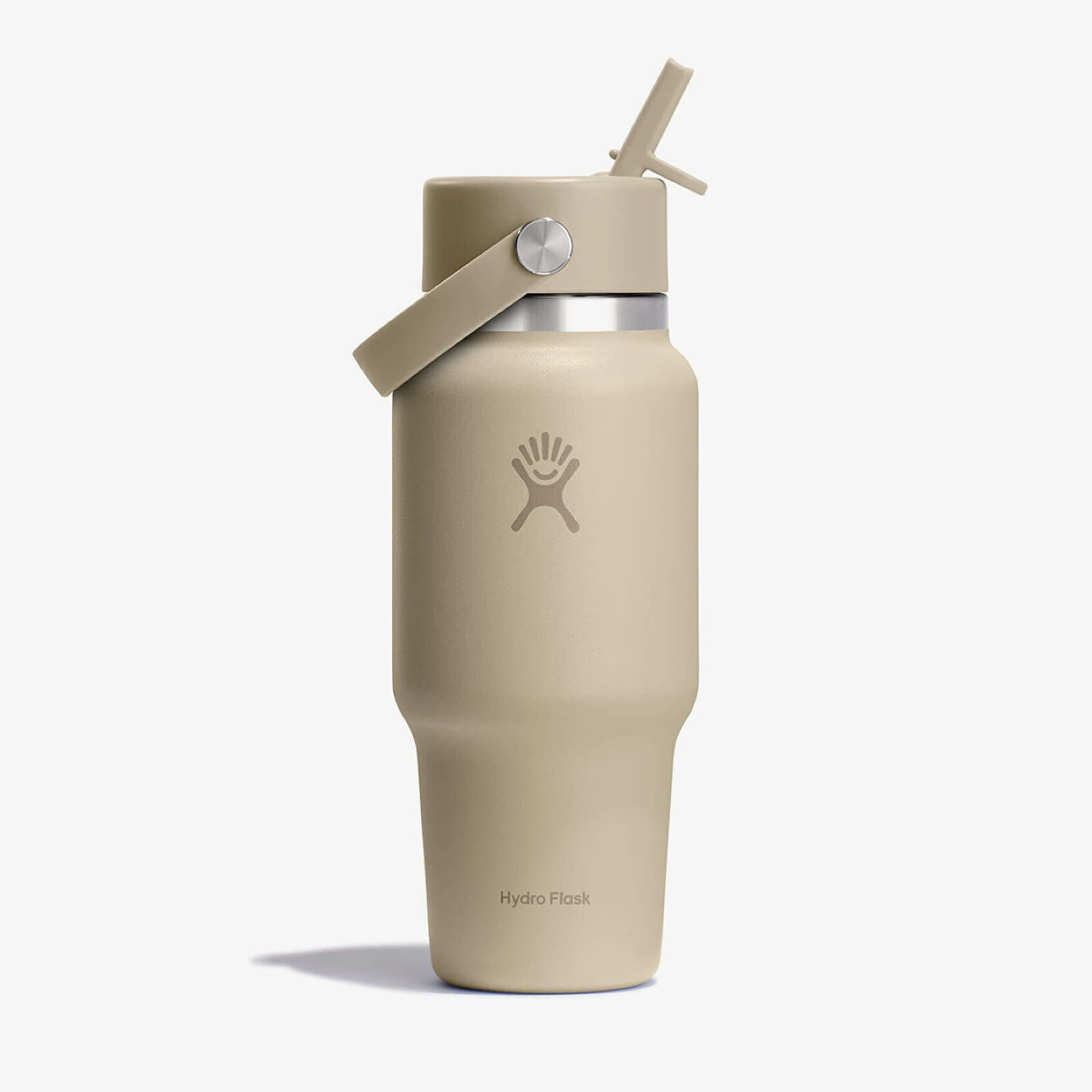 Hydro Flask 709ml Wide Flex Straw Travel Bottle Coconut Universal