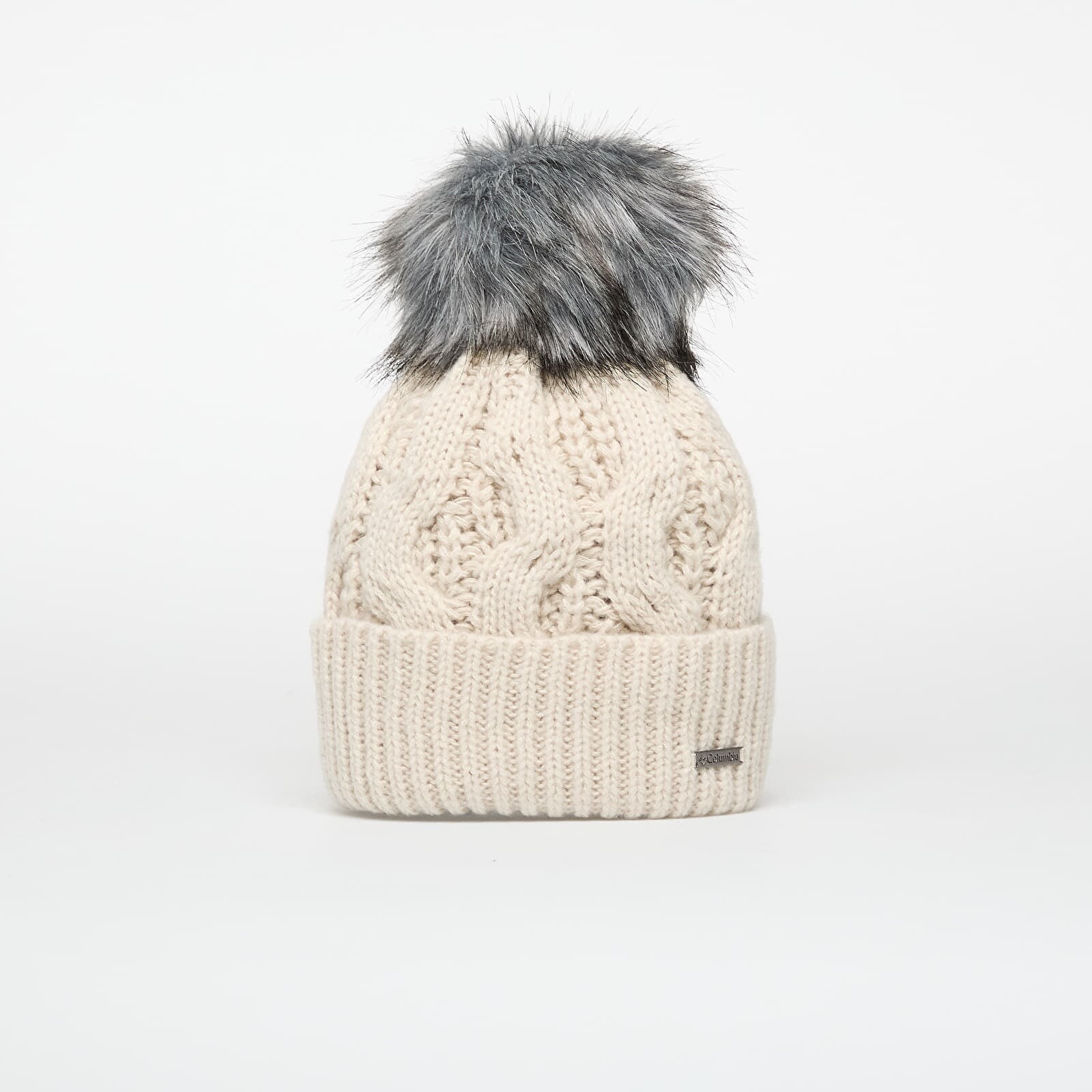 Čiapka Columbia Boundless Days™ Cable Knit Pom Beanie Dark Stone Universal